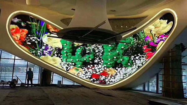 淄博室內(nèi)全彩異形屏